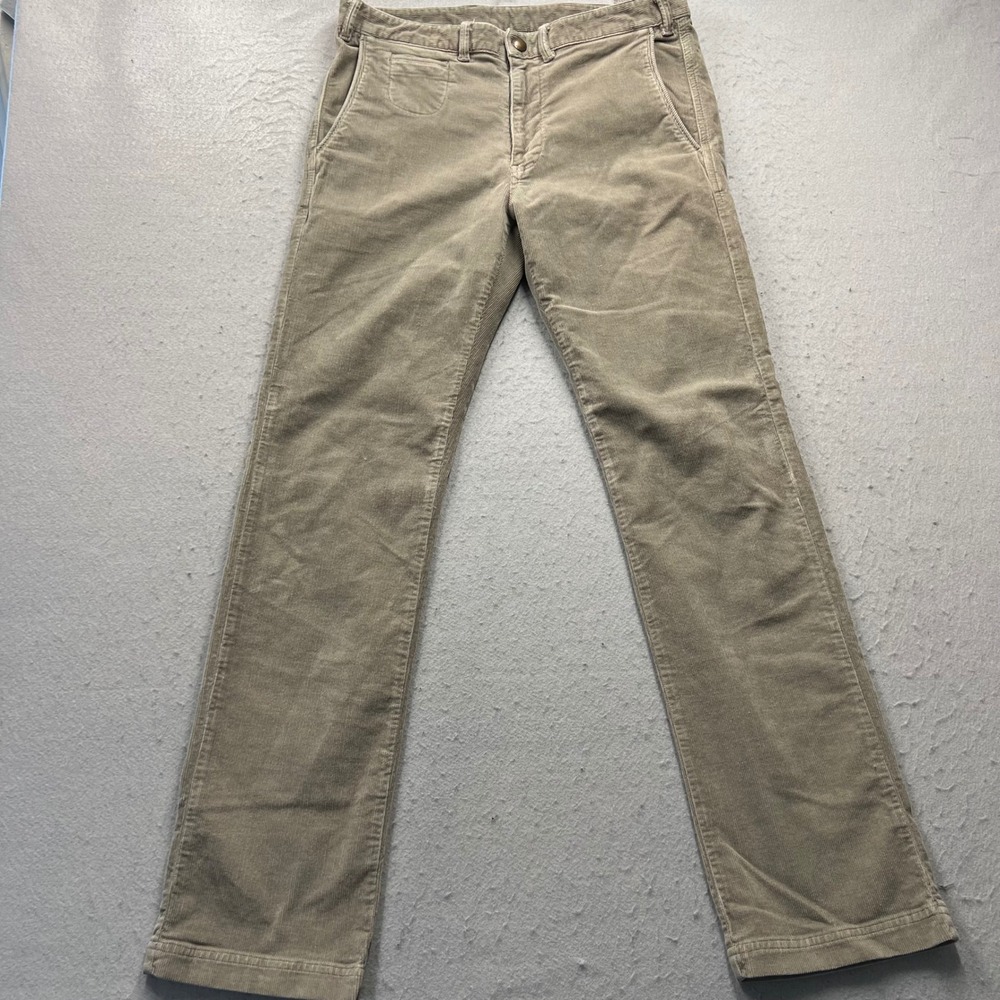 Moncler Pantalone Sportivo Corduroy Pants Mens 48 Tan Straight Leg 220911001390